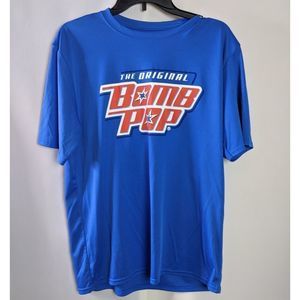 The Original Bomb Pop Blue Graphic T Shirt Sz M